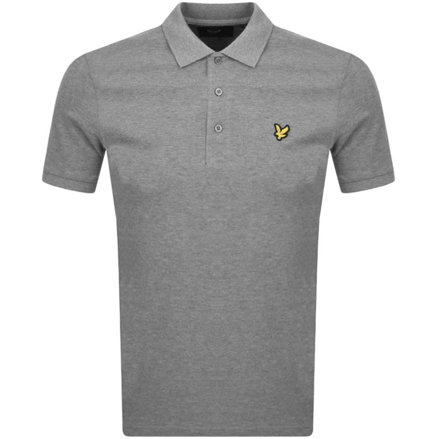 Alternative Image for ProductLyle And Scott Short Sleeved Polo T Shirt Grey1